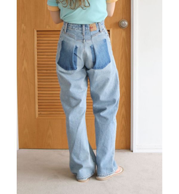 Ungrid「リメイクデザインルーズデニム」|デニム|