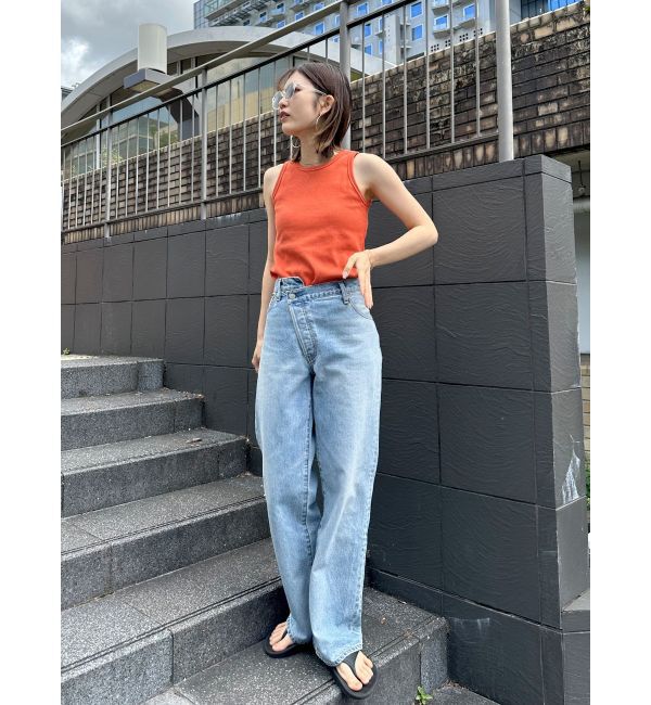 Ungrid「リメイクデザインルーズデニム」|デニム|