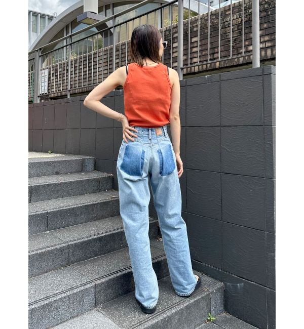 Ungrid「リメイクデザインルーズデニム」|デニム|