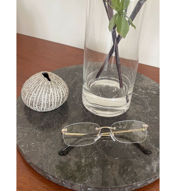 Ungrid「リムレスデザイン伊達メガネ」|その他|クリア