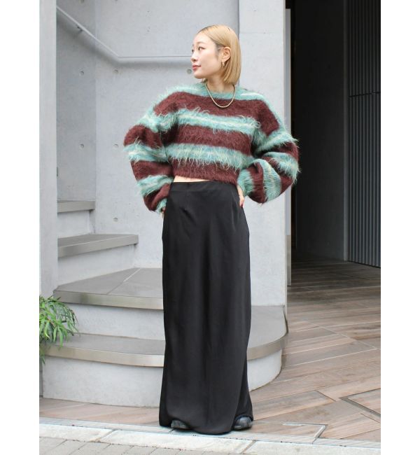 Ungrid「サテンフレアスカート」|スカート|