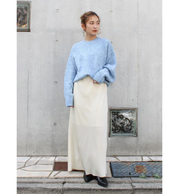Ungrid「サテンフレアスカート」|スカート|
