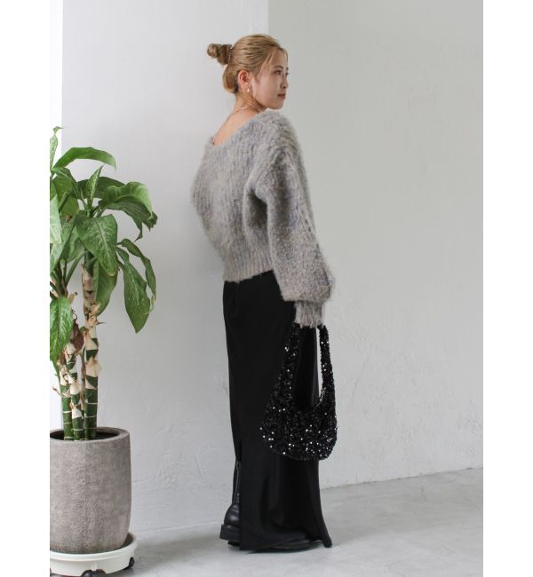 Ungrid「サテンフレアスカート」|スカート|