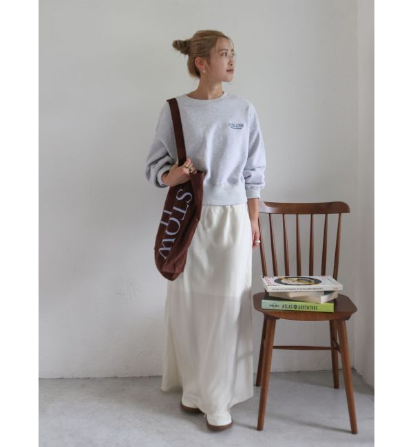 Ungrid「サテンフレアスカート」|スカート|