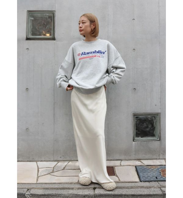 Ungrid「サテンフレアスカート」|スカート|