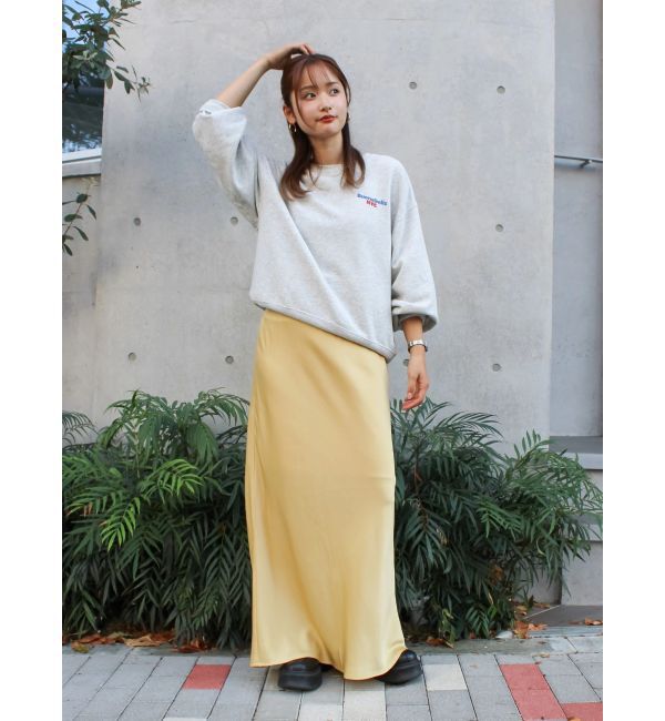 Ungrid「サテンフレアスカート」|スカート|