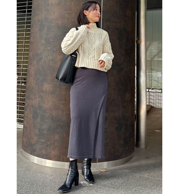 LAGUNAMOON「ラップデザインタイトニットスカート」|ニット・セーター|