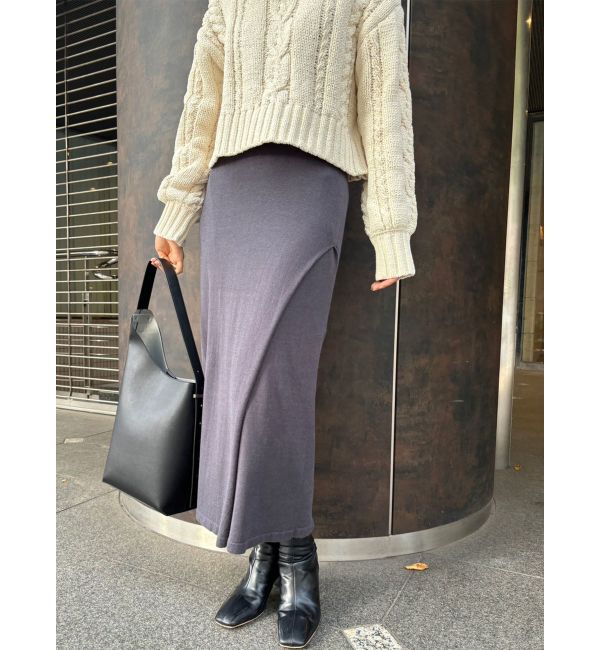 LAGUNAMOON「ラップデザインタイトニットスカート」|ニット・セーター|