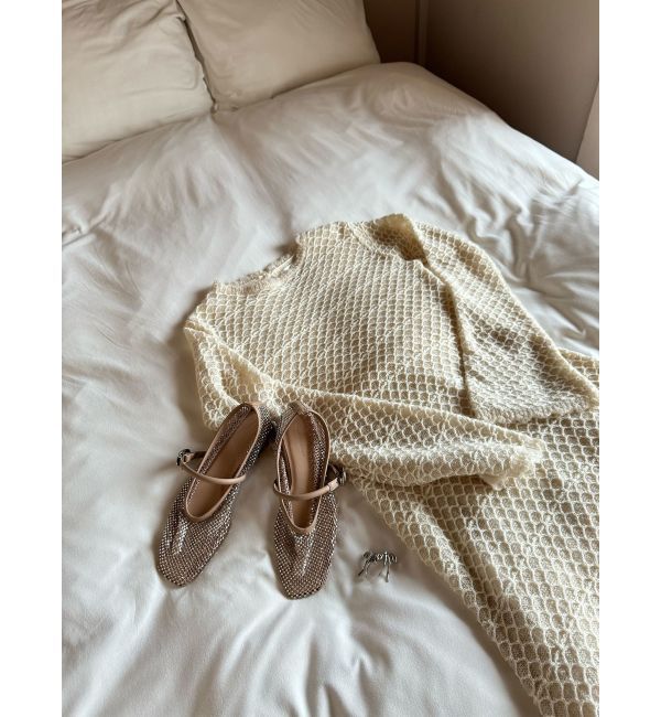 LAGUNAMOON「ダイヤパターンモヘヤニットワンピース」|ワンピース|