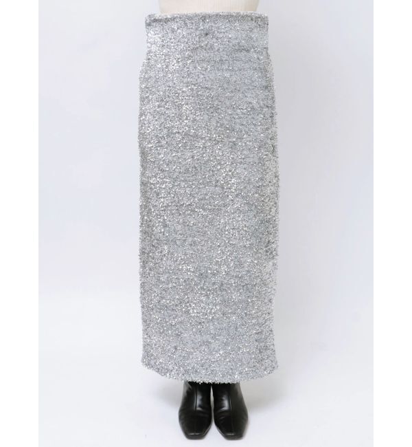 LAGUNAMOON「ラメブレンドニットスカート」|スカート|