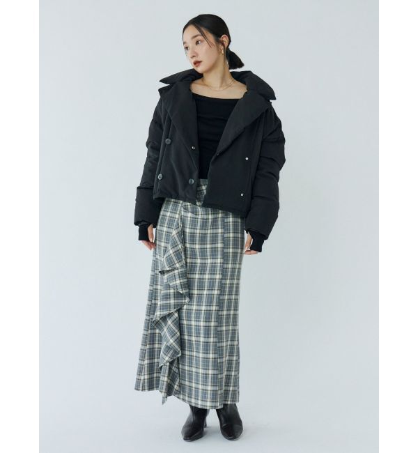 LAGUNAMOON「チェックラッフルスカート」|スカート|