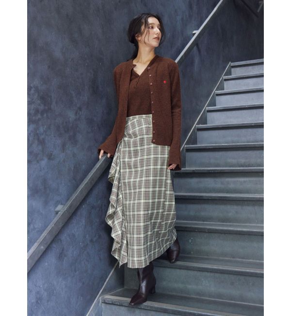 LAGUNAMOON「チェックラッフルスカート」|スカート|