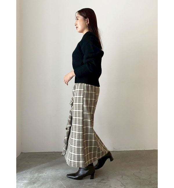 LAGUNAMOON「チェックラッフルスカート」|スカート|