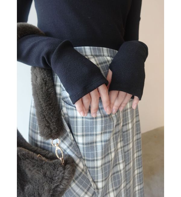 LAGUNAMOON「チェックラッフルスカート」|スカート|
