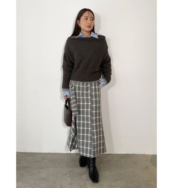 LAGUNAMOON「チェックラッフルスカート」|スカート|