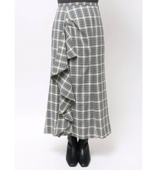 LAGUNAMOON「チェックラッフルスカート」|スカート|