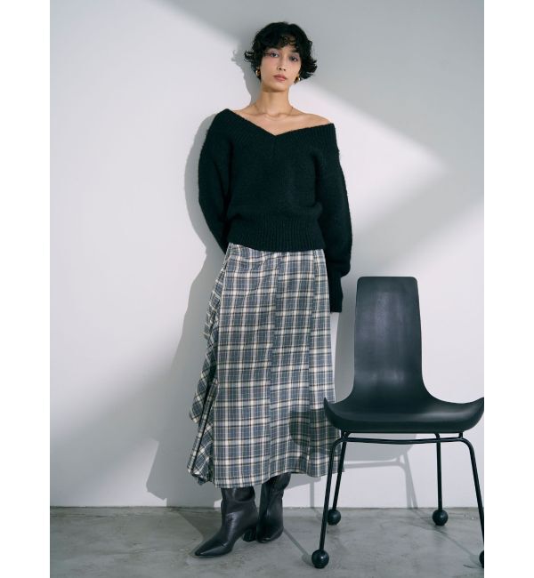 LAGUNAMOON「チェックラッフルスカート」|スカート|
