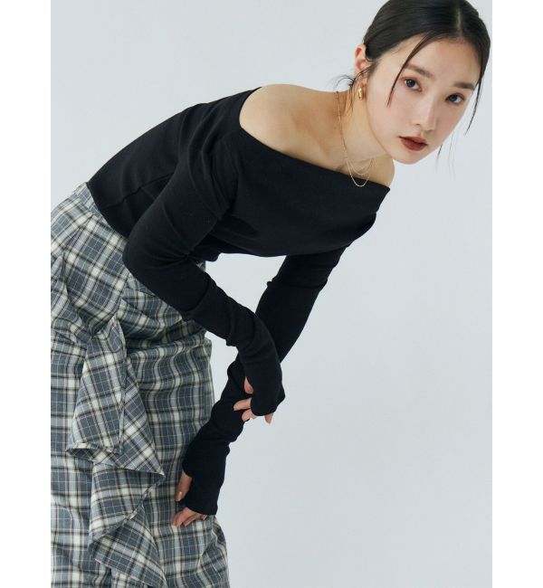 LAGUNAMOON「チェックラッフルスカート」|スカート|