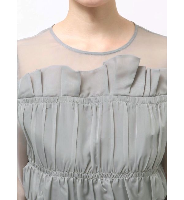 LAGUNAMOON「LADYシフォンペプラムドレス」|ドレス|