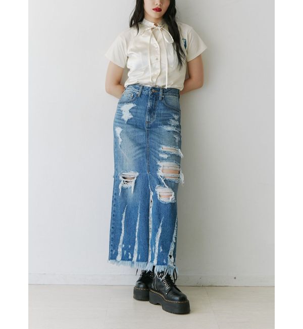 jouetie「フロントリボンアメスリブラウス」|シャツ・ブラウス|