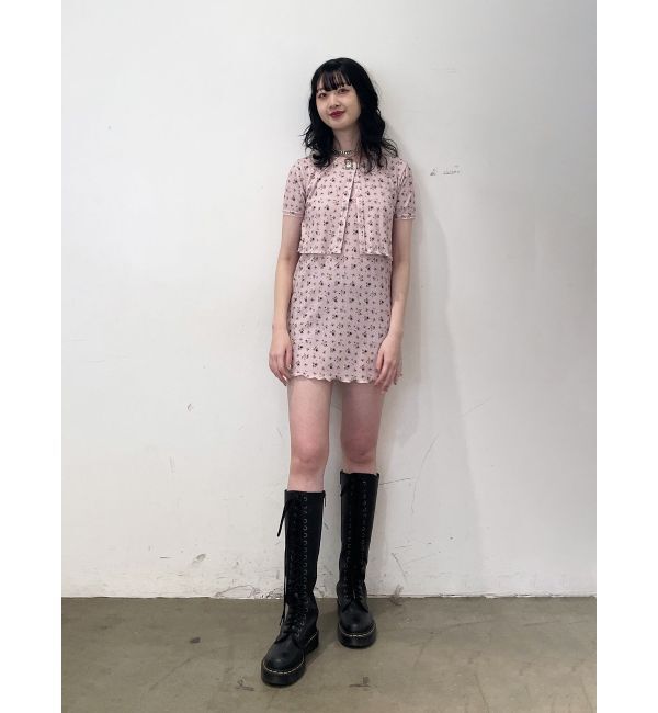 jouetie「ランジェリーフラワーキャミワンピース【セット対応】」|ワンピース|