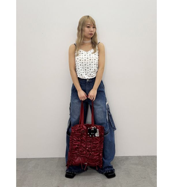 jouetie「ランジェリーフラワーキャミワンピース【セット対応】」|ワンピース|