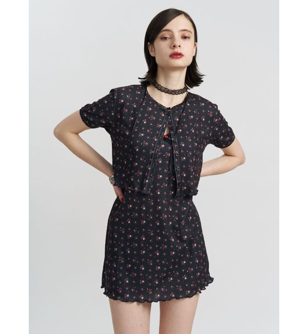 jouetie「ランジェリーフラワーキャミワンピース【セット対応】」|ワンピース|