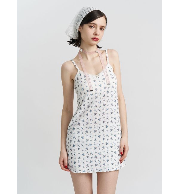 jouetie「ランジェリーフラワーキャミワンピース【セット対応】」|ワンピース|