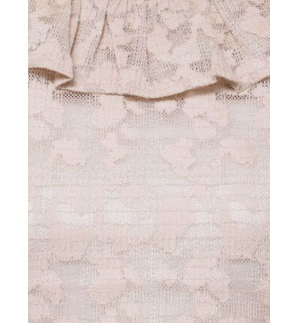 merry jenny「ラメレースフリルカラーtops」|シャツ・ブラウス|