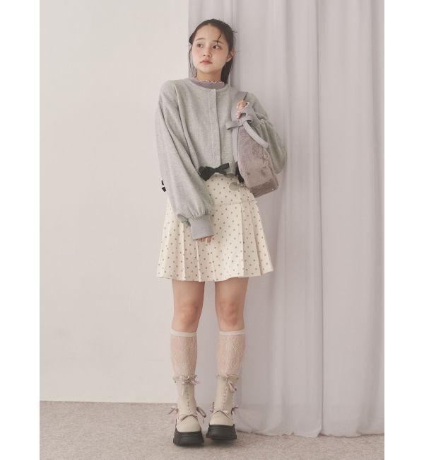 merry jenny「Dream Garden-tulip ribbon lace tote」|トートバッグ|