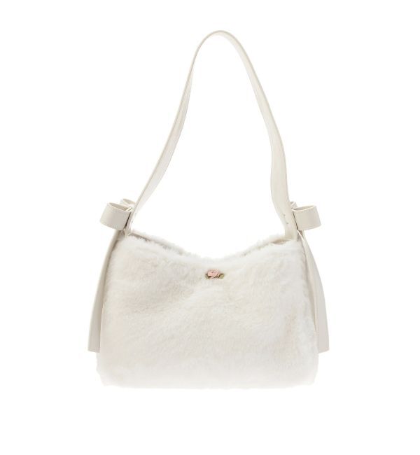 merry jenny「Dream Garden-tulip ribbon lace tote」|トートバッグ|