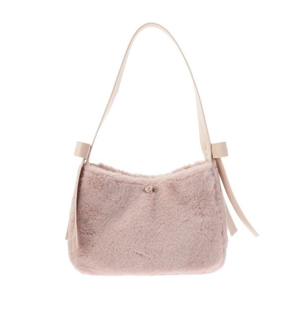 merry jenny「Dream Garden-tulip ribbon lace tote」|トートバッグ|