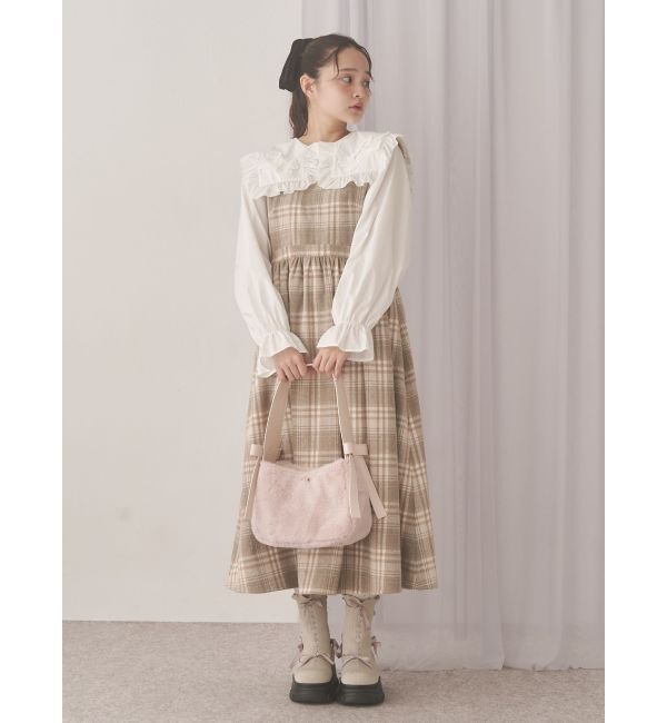 merry jenny「Dream Garden-tulip ribbon lace tote」|トートバッグ|