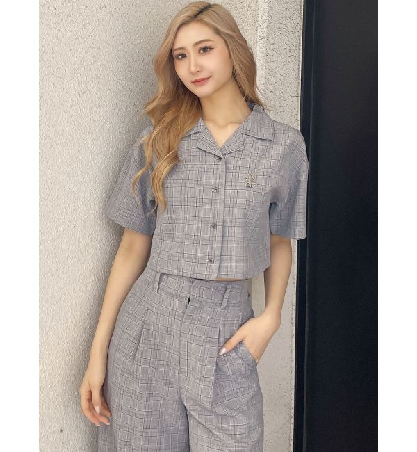 GYDA「クロップドOPENカラーシャツ」|シャツ・ブラウス|