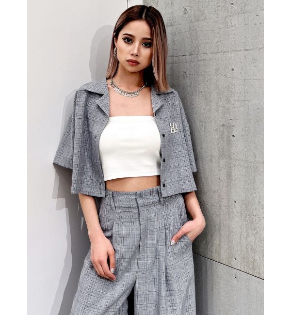 GYDA「クロップドOPENカラーシャツ」|シャツ・ブラウス|