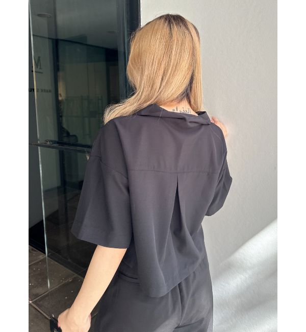 GYDA「クロップドOPENカラーシャツ」|シャツ・ブラウス|