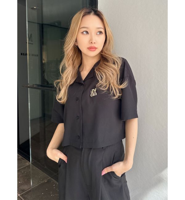 GYDA「クロップドOPENカラーシャツ」|シャツ・ブラウス|