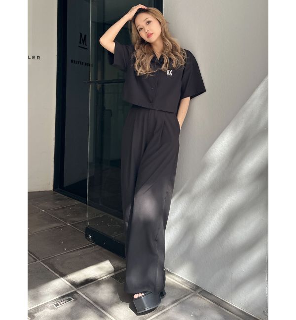 GYDA「クロップドOPENカラーシャツ」|シャツ・ブラウス|