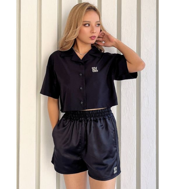 GYDA「クロップドOPENカラーシャツ」|シャツ・ブラウス|