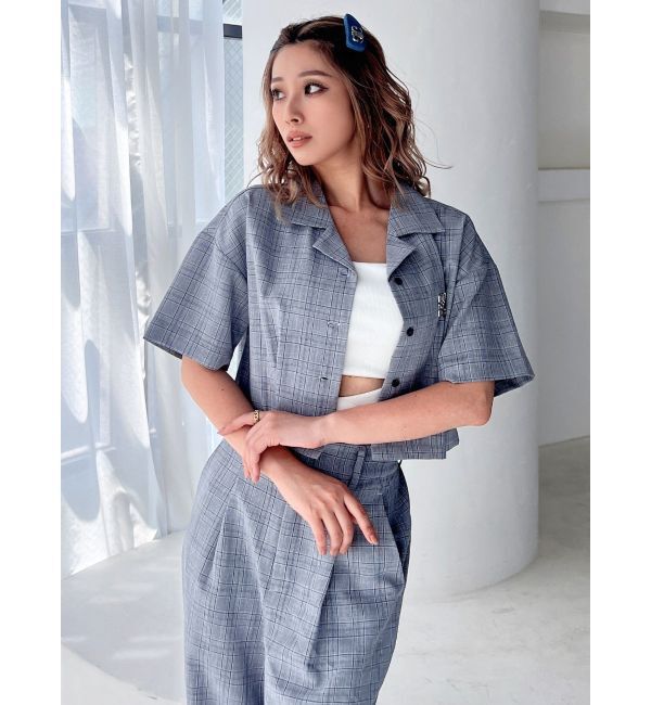 GYDA「クロップドOPENカラーシャツ」|シャツ・ブラウス|