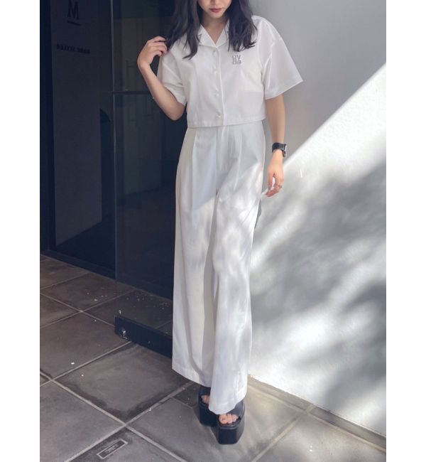 GYDA「クロップドOPENカラーシャツ」|シャツ・ブラウス|