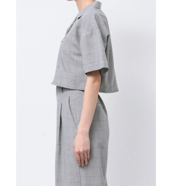 GYDA「クロップドOPENカラーシャツ」|シャツ・ブラウス|