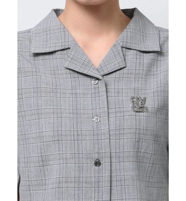 GYDA「クロップドOPENカラーシャツ」|シャツ・ブラウス|