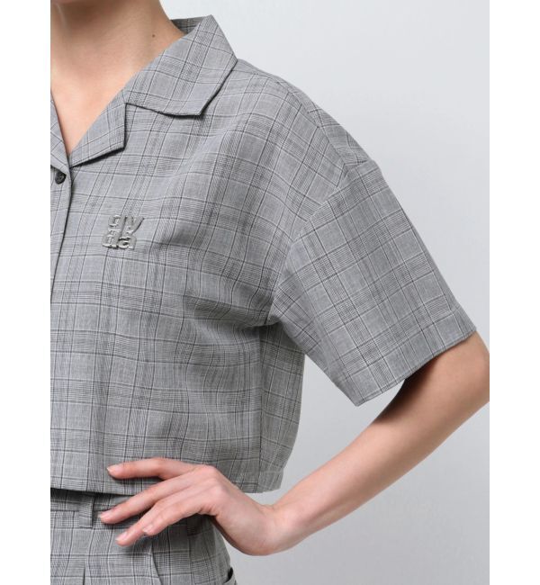 GYDA「クロップドOPENカラーシャツ」|シャツ・ブラウス|