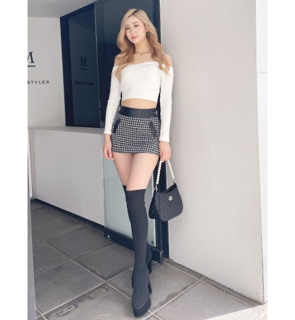 GYDA「カシュクールデザインオフショルトップス」|Tシャツ・カットソー|