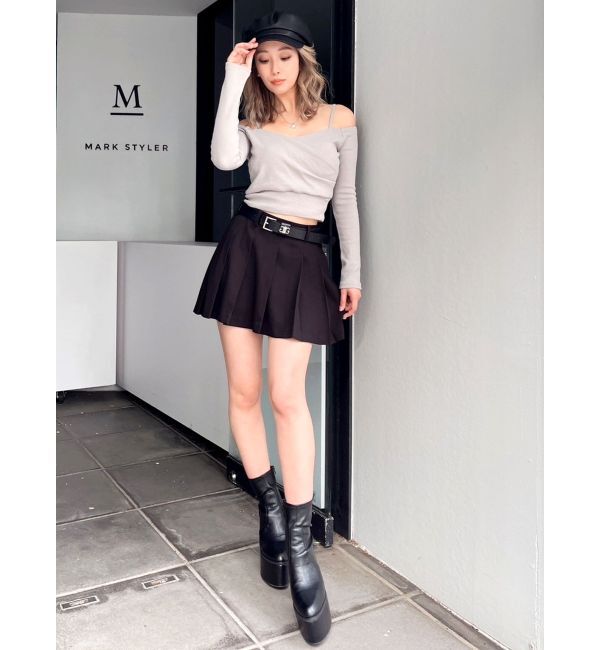 GYDA「カシュクールデザインオフショルトップス」|Tシャツ・カットソー|