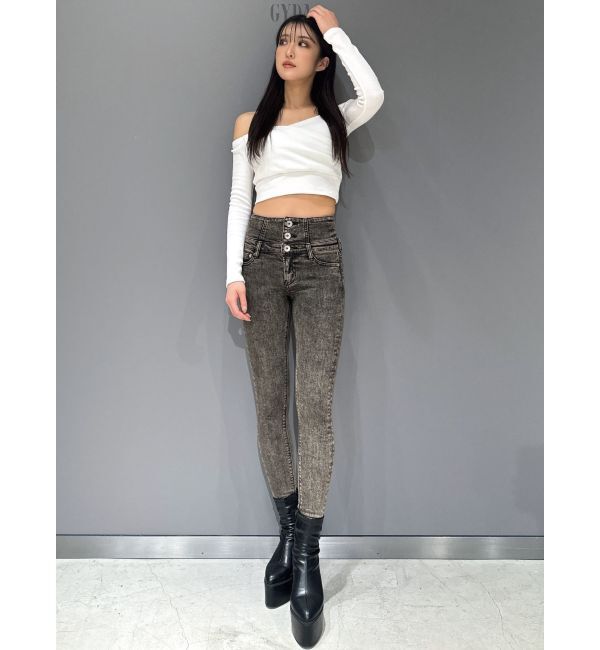 GYDA「カシュクールデザインオフショルトップス」|Tシャツ・カットソー|