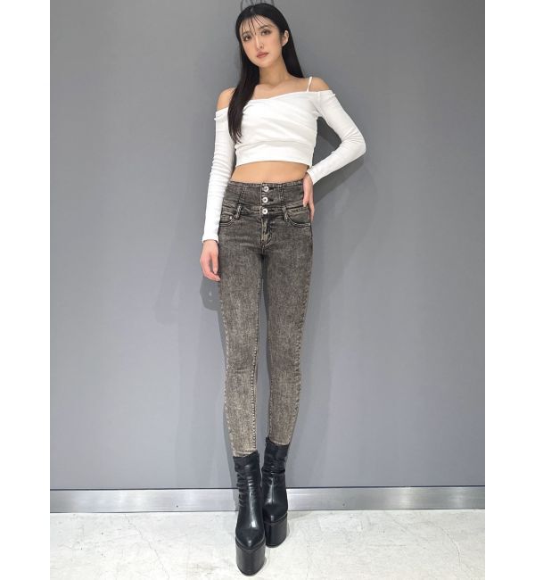 GYDA「カシュクールデザインオフショルトップス」|Tシャツ・カットソー|