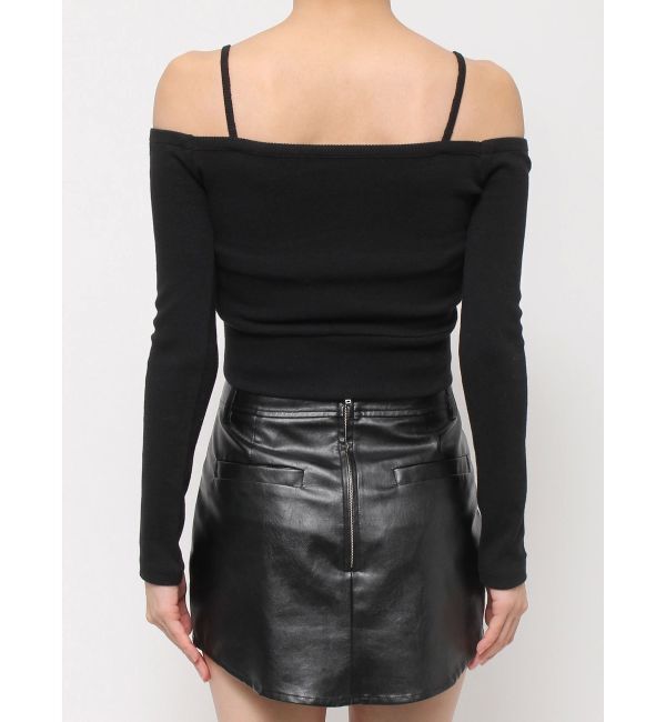 GYDA「カシュクールデザインオフショルトップス」|Tシャツ・カットソー|