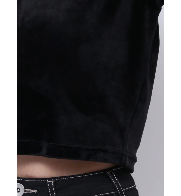 GYDA「CHILLAXING embroideryベロアトップス」|Tシャツ・カットソー|